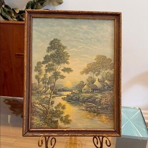 Vintage Thomas Crane Countryside Lithograph".